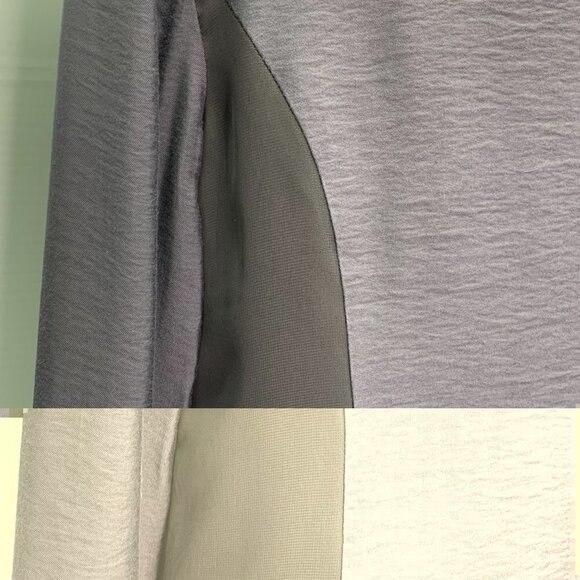 Silence + Noise Blazer Small Kimono Open Front Blazer Gray Lightweight - Picture 6 of 11